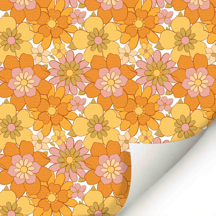 Bold Retro Wallpaper - Peel and Stick Wallpaper - Fall Flat Easy Install Panels