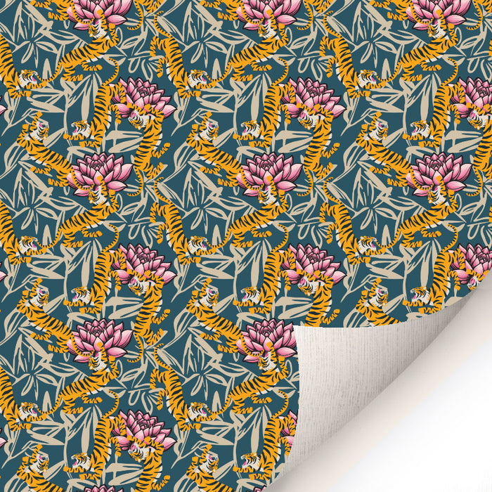 Cats Meow Vintage Wallpaer - Peel and Stick Wallpaper - Fall Flat Easy Canvas Panels