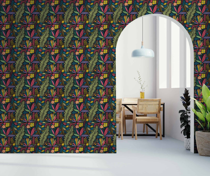 Rainforest Dreams Wallpaper - Peel and Stick Wallpaper - Fall Flat Panels