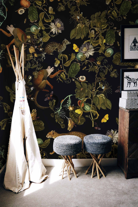 Secret Garden Wallpaper - Peel and Stick Wallpaper - Fall Flat Panels