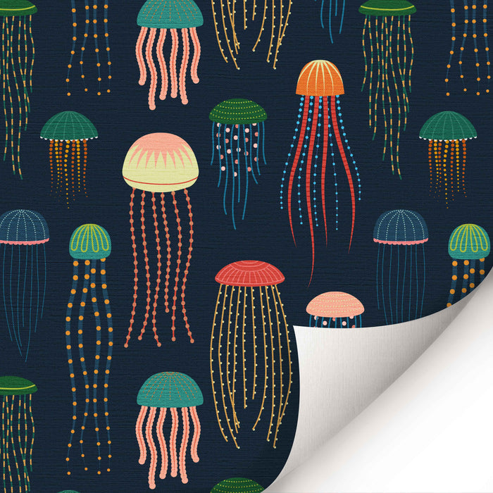 Jellyfish Wallpaper - Peel and Stick Wallpaper - Fall Flat Panels