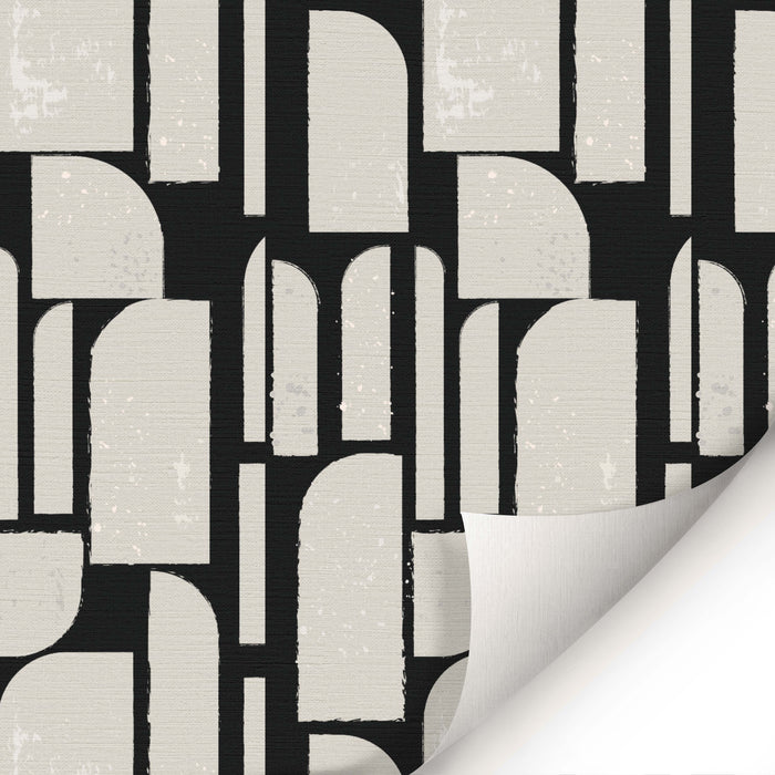 Minimalist Art Deco Wallpaper - Peel and Stick Wallpaper - Fall Flat Panels