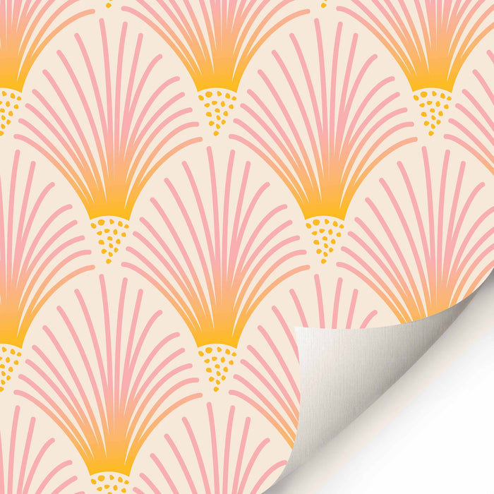 Ombre Burst Wallpaper - Peel and Stick Wallpaper - Fall Flat Panels