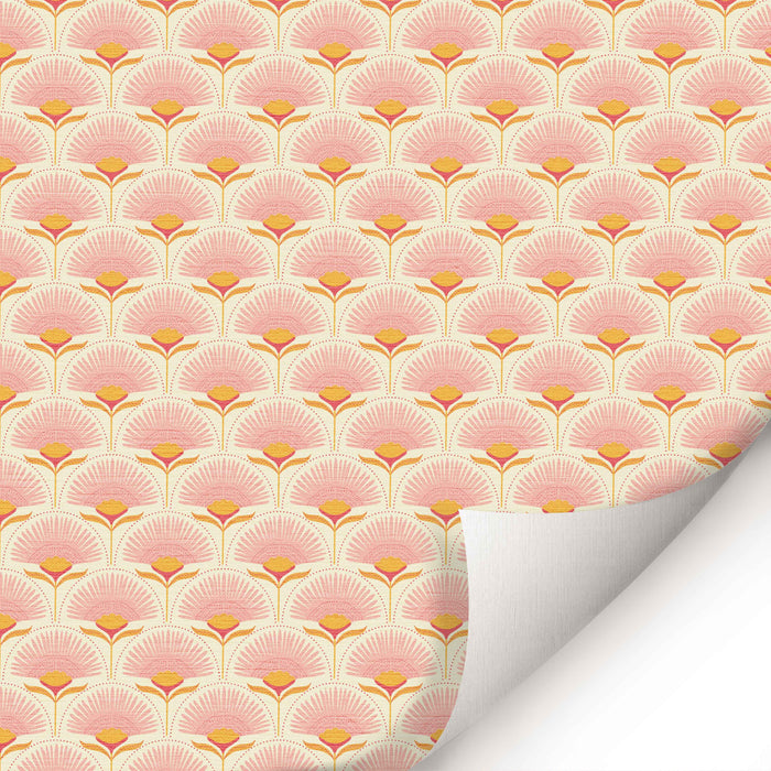 Floral Burst Wallpaper - Peel and Stick Wallpaper - Fall Flat Easy Install Panels