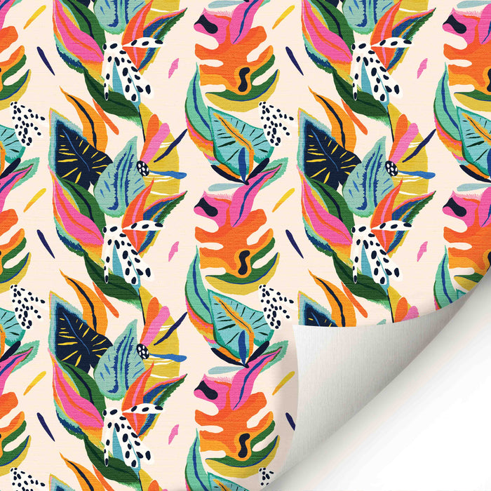 Tulum Tropical Wallpaper - Peel and Stick Wallpaper - Fall Flat Panels