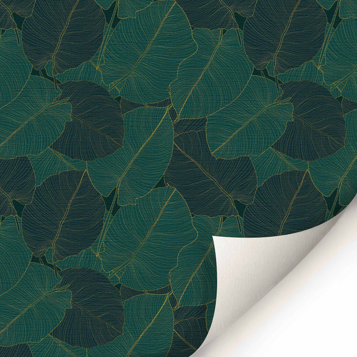 Tropical Gold Fill Wallpaper - Peel and Stick Wallpaper - Fall Flat Panels