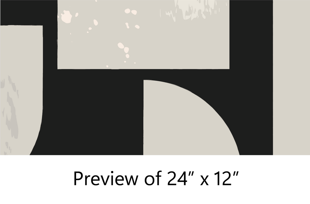 Minimalist Art Deco Wallpaper - Peel and Stick Wallpaper - Fall Flat Panels