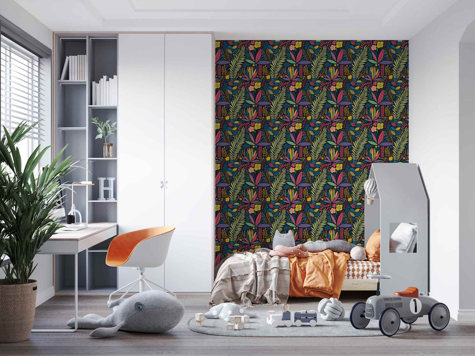Rainforest Dreams Wallpaper - Peel and Stick Wallpaper - Fall Flat Panels