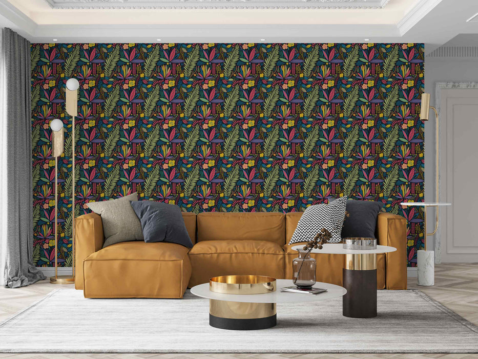 Rainforest Dreams Wallpaper - Peel and Stick Wallpaper - Fall Flat Panels