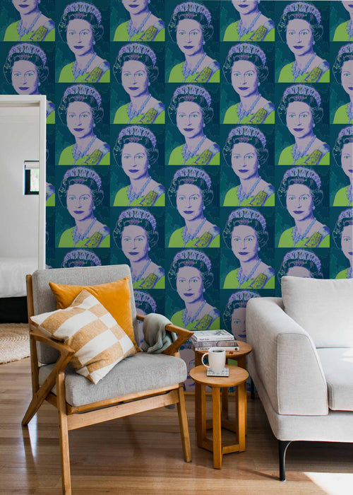 4 Queen Wallpaper - Peel and Stick Wallpaper - Fall Flat Panels